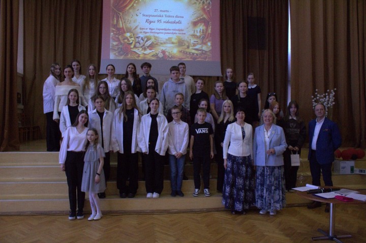 “STARPTAUTISKĀ TEĀTRA DIENA 2026” RĪGAS 95. VIDUSSKOLĀ